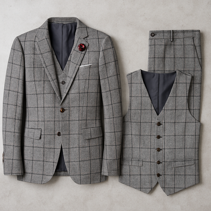 Herren Anzug 3-teilig Slim Fit | Elegant & Festlich