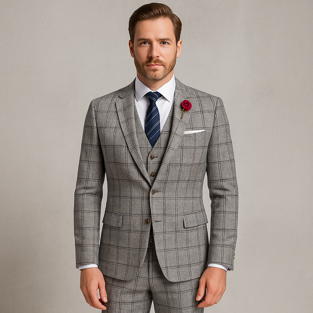 Herren Anzug 3-teilig Slim Fit | Elegant & Festlich