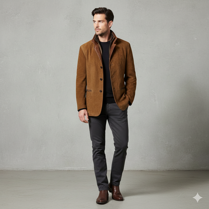 Herren Sakko aus Wildleder | Freizeit & Übergang | Herbst/Winter
