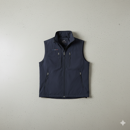Herren Outdoor Weste mit Taschen | Leicht & Atmungsaktiv | Übergang