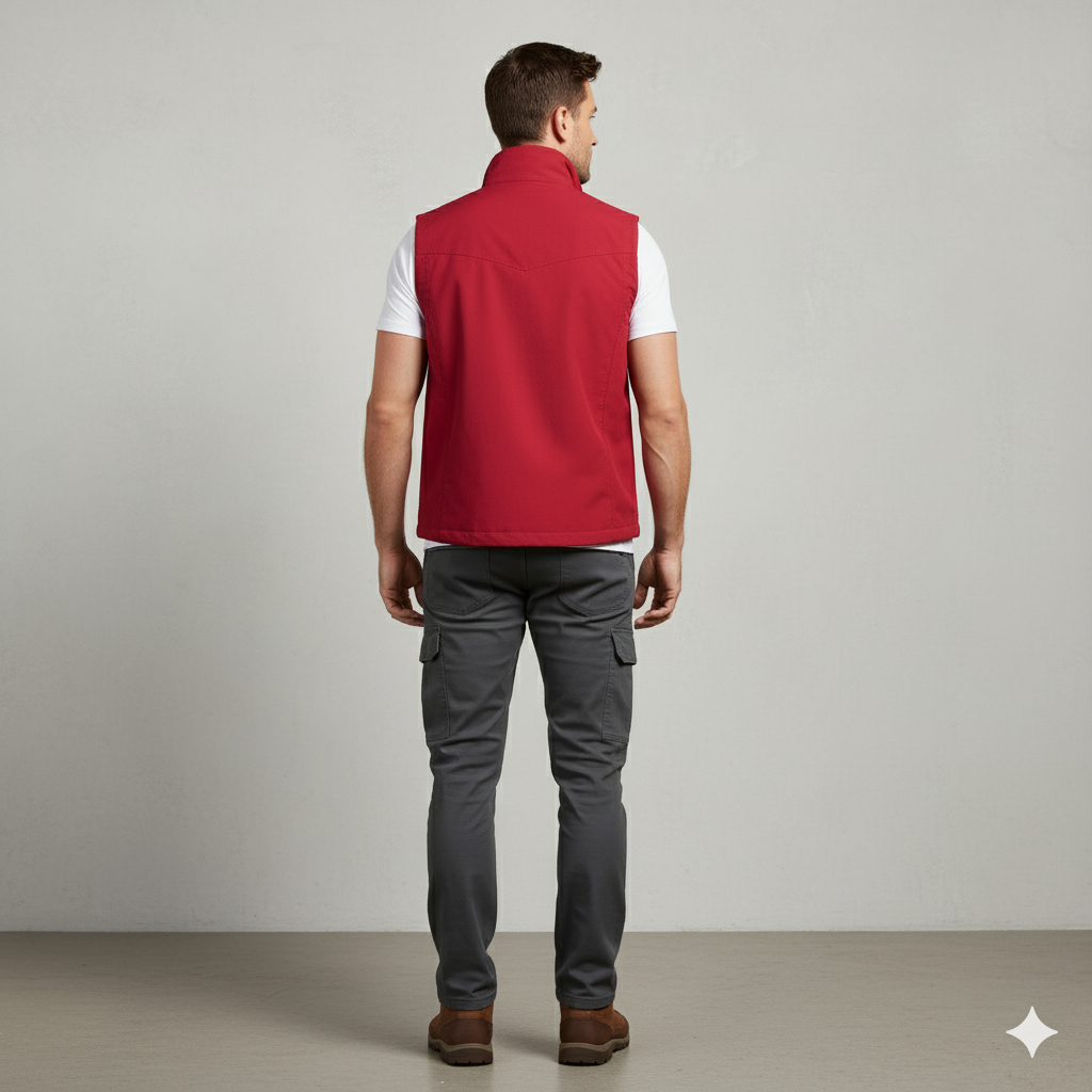 Herren Outdoor Weste mit Reißverschluss | Leicht & Atmungsaktiv