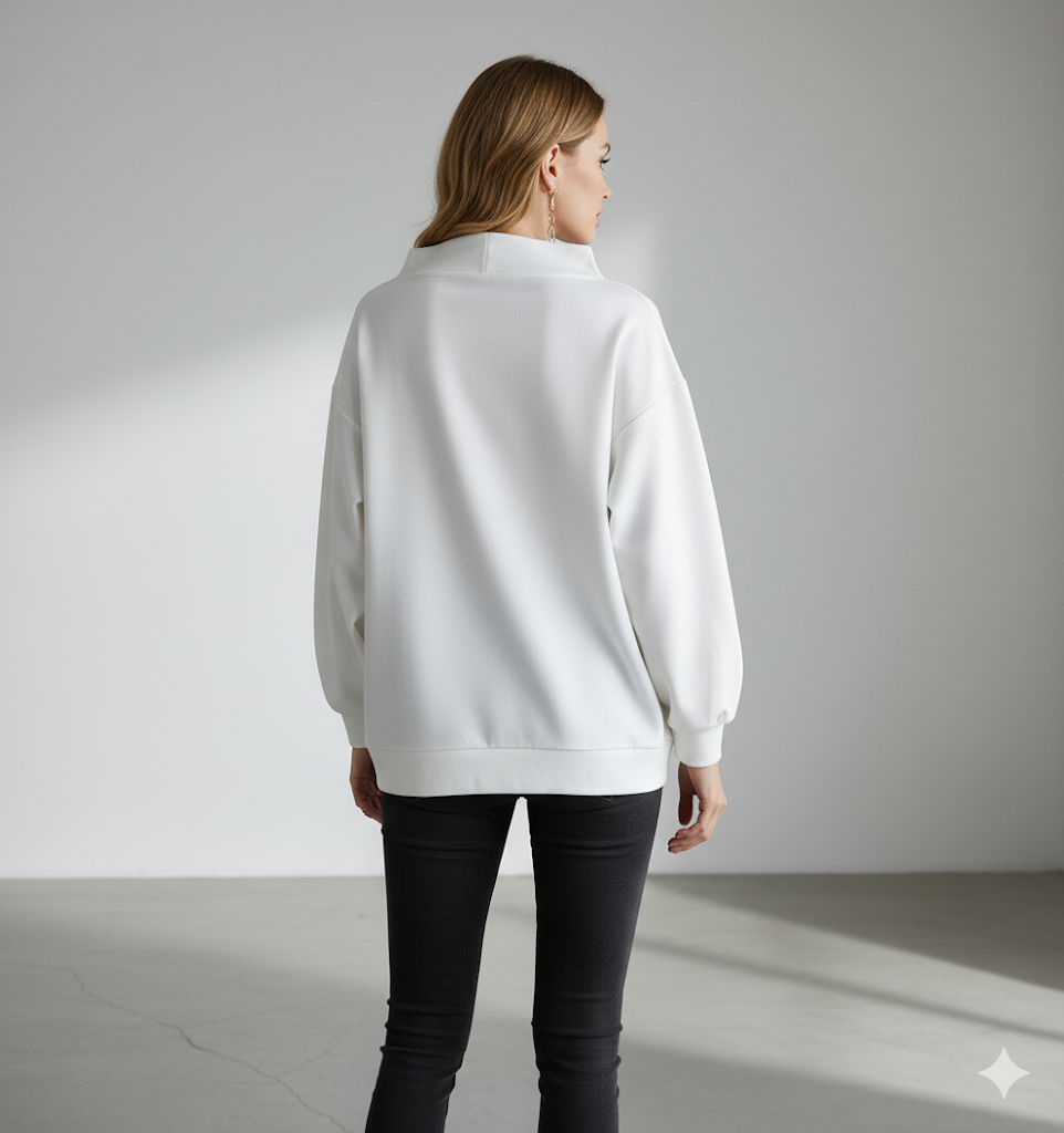 Lockerer Damenpullover mit weitem Schnitt | Elegant & Modern