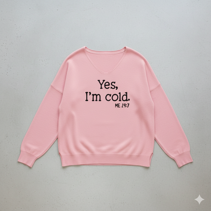 Damenpullover mit V Ausschnitt und Print | Freizeit