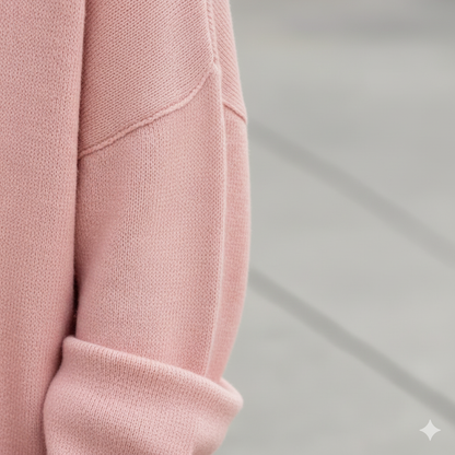 Damenpullover mit V Ausschnitt und Print | Freizeit