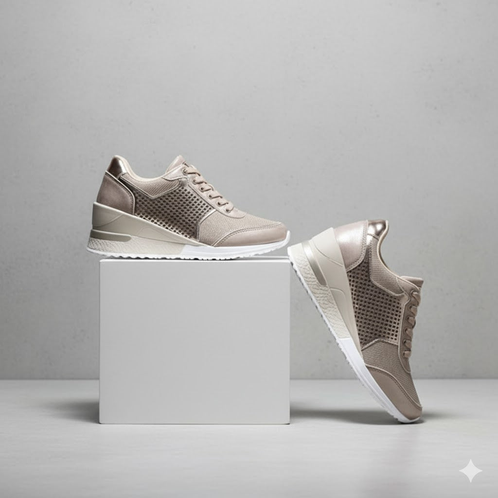 Damen Sneaker mit Keilabsatz | Bequem & Atmungsaktiv