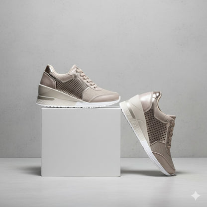 Damen Sneaker mit Keilabsatz | Bequem & Atmungsaktiv