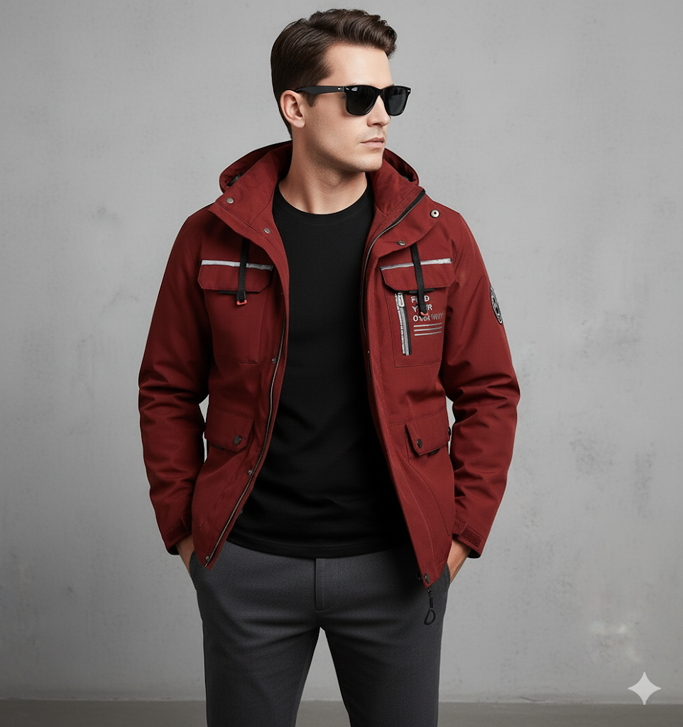 Herren Winterparka mit Kapuze | Winddicht & Warm