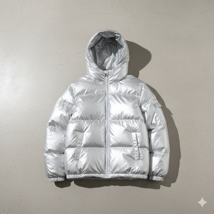 Herren Pufferjacke mit Kapuze | Winter | Warm & Modern