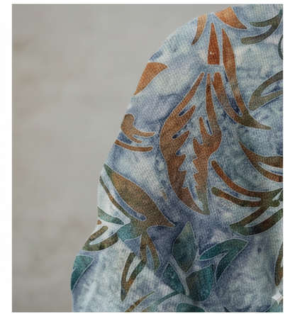 Damen Strickpullover mit Blumenmuster | Locker & Elegant