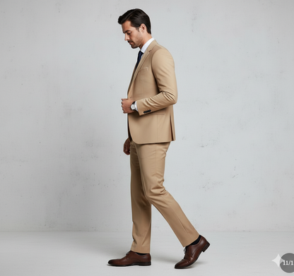 Herren Anzug 3-teilig | Slim Fit Elegant für Business & Hochzeit