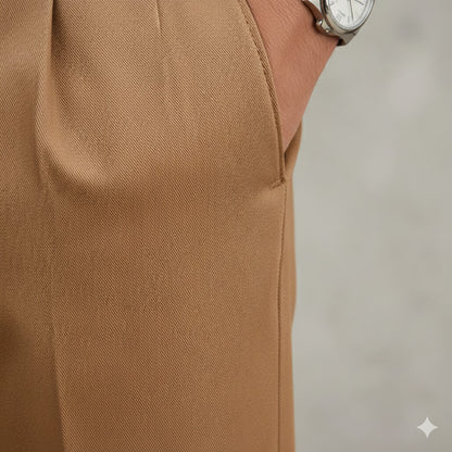 Klassische Herren Stoffhose | Regular Fit & Knitterarm